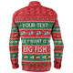 Australia Christmas Custom Long Sleeve Shirt - Merry Fishmas All I Want is a Big Fish Long Sleeve Shirt