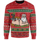 Australia Christmas Custom Sweatshirt - Merry Chrismas I'm Laying On Your Present Sweatshirt