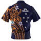 Australia South Sea Islanders Polo Shirt - New Ireland Flag With Polynesian Pattern Polo Shirt