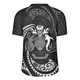 Australia South Sea Islanders Rugby Jersey - Solomon Islands White Tribal Wave Pattern Rugby Jersey