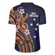 Australia South Sea Islanders Rugby Jersey - New Ireland Flag With Polynesian Pattern Rugby Jersey