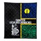 Australia South Sea Islanders Quilt - New Caledonia Flag Polynesian Tattoo Style Quilt