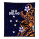 Australia South Sea Islanders Quilt - New Ireland Flag With Polynesian Pattern Quilt