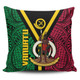 Australia South Sea Islanders Pillow Cases - Vanuatu Polynesian Flag With Coat Of Arm Pillow Cases