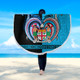 Australia South Sea Islanders Beach Blanket - Fiji Is My Heart Beach Blanket