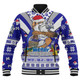 Canterbury-Bankstown Bulldogs Christmas Custom Baseball Jacket - Bulldogs Santa Aussie Big Things Baseball Jacket