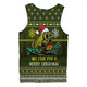 Australia Christmas Fishing Custom Men Singlet - We Fish You A Merry Christmas Men Singlet