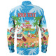 Australia Christmas Custom Long Sleeve Shirt - Have A Very Beachy Chrissie Xmas Long Sleeve Shirt