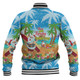 Australia Christmas Custom Baseball Jacket - Have A Very Beachy Chrissie Xmas Baseball Jacket
