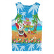 Australia Christmas Custom Men Singlet - Have A Very Beachy Chrissie Xmas Men Singlet