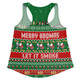 Australia Christmas Custom Women Racerback Singlet - Merry BBQMax Let It Smoke Women Racerback Singlet