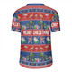Australia Christmas Custom Rugby Jersey - Tropical Ugly Xmas Santa Dapping And Dancing Rugby Jersey