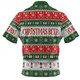 Australia Christmas Custom Zip Polo Shirt - Ugly Christmas Beer Zip Polo Shirt