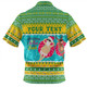 Australia Christmas Custom Zip Polo Shirt - Christmas Is Better At The Beach Zip Polo Shirt