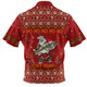 Australia Christmas Fishing Custom Zip Polo Shirt - All I Want For Christmas Is A Big Bass Zip Polo Shirt