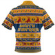 South Australia Big Things Christmas Custom Zip Polo Shirt - The Big Lobster Zip Polo Shirt