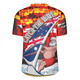 Australia Surfing Christmas Rugby Jersey - Tropical Santa Catch The Wave Rugby Jersey