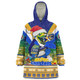 Parramatta Eels Christmas Custom Snug Hoodie - Parramatta Eels Santa Aussie Big Things Christmas Snug Hoodie