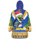 Parramatta Eels Christmas Custom Snug Hoodie - Parramatta Eels Santa Aussie Big Things Christmas Snug Hoodie