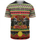 Australia Christmas Aboriginal Custom Baseball Shirt - Aboriginal Dreamtime Wangkarnal Crows Baseball Shirt