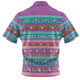 Australia Christmas Custom Polo Shirt - Aussie Christmas Flamingo Summer Vibes Purple Polo Shirt