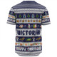 Victoria Christmas Custom Baseball Shirt - Happy Chrissie Ugly Style Baseball Shirt