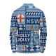 New South Wales Christmas Long Sleeve Polo Shirt - Holly Jolly Chrissie Long Sleeve Polo Shirt