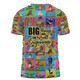Australia T-shirt - Australia's Iconic Big Things Postage Stamps Style T-shirt
