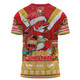 Redcliffe Dolphins Christmas Custom T-shirt - Redcliffe Dolphins Santa Aussie Big Things T-shirt