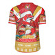 Redcliffe Dolphins Christmas Custom Rugby Jersey - Redcliffe Dolphins Santa Aussie Big Things Rugby Jersey