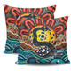 Australia Rainbow Serpent Aboriginal Pillow Cases - Dreamtime Rainbow Serpent Pillow Cases
