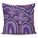 Australia Aboriginal Pillow Cases - Dot painting illustration in Aboriginal style Purple Pillow Cases