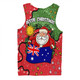 Australia Christmas Custom Men Singlet - I'm the Perfect Present Red Men Singlet