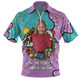 Australia Christmas Custom Zip Polo Shirt - I'm the Perfect Present  Purple Zip Polo Shirt