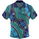 Australia Turtles Aboriginal Custom Hawaiian Shirt - Dreamtime River And Turtles Dot Art Painting Hawaiian Shirt