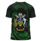 Australia South Sea Islanders T-shirt - Solomon Islands Green Tribal Wave Pattern T-shirt