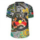 Australia Rainbow Serpent Aboriginal Rugby Jersey - Dreamtime Rainbow Serpent Creates Australia Rugby Jersey