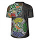 Australia Rainbow Serpent Aboriginal Rugby Jersey - Dreamtime Rainbow Serpent Contemporary Style Rugby Jersey