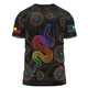 Australia Aboriginal Custom T-shirt - Indigenous Dreaming Rainbow Serpent Inspired T-shirt