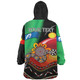 Australia Aboriginal Custom Snug Hoodie - The Rainbow Serpent Dreamtime Give Shape To The Earth Snug Hoodie