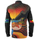 Australia Aboriginal Custom Long Sleeve Shirt - Rainbow Serpent In Aboriginal Dreaming Art Inspired Long Sleeve Shirt