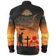 New Zealand Warriors Anzac Day Long Sleeve Shirt - New Zealand Warriors Remember Orange Long Sleeve Shirt