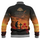 New Zealand Warriors Anzac Day Baseball Jacket - New Zealand Warriors Remember Orange Baseball Jacket