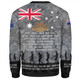Australia Anzac Day Sweatshirt - Australia and New Zealand Warriors All gave some Some Gave All Black Sweatshirt