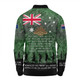 Australia Anzac Day Long Sleeve Polo Shirt - Australia and New Zealand Warriors All gave some Some Gave All Green Long Sleeve Polo Shirt