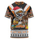 Wests Tigers Christmas Custom T-shirt - Tigers Santa Aussie Big Things T-shirt
