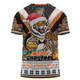 Wests Tigers Christmas Custom T-shirt - Tigers Santa Aussie Big Things T-shirt