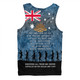 Australia Anzac Day Men Singlet - Australia and New Zealand Warriors All gave some Some Gave All Blue Men Singlet