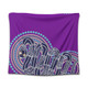 Australia Aboriginal Tapestry - Purple Rainbow Serpent Dreaming Inspired Tapestry