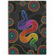 Australia Aboriginal Area Rug - Indigenous Dreaming Rainbow Serpent Inspired Area Rug